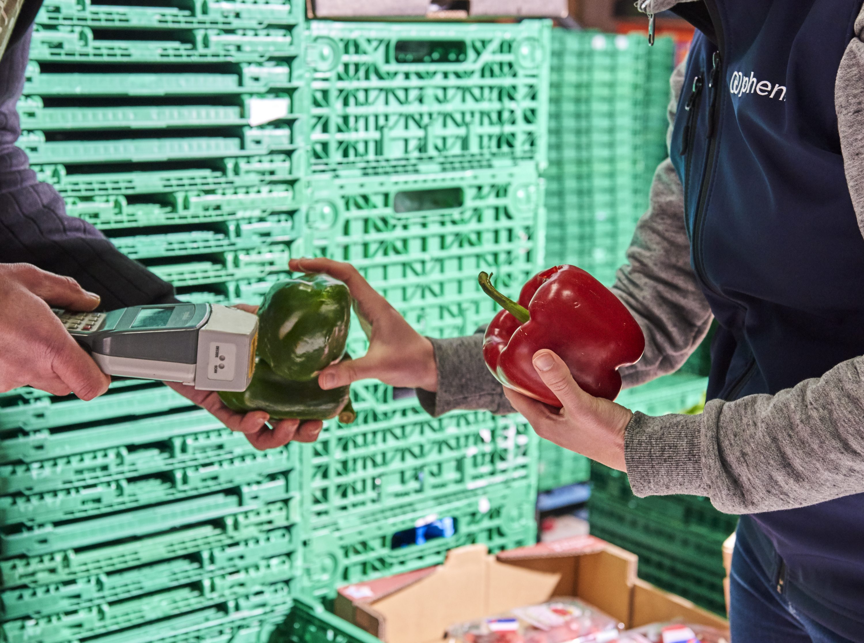 Traçabilité des produits chez Phenix. © Phenix